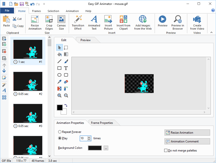 Easy GIF Animator screen shot